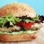 Grilled Chicken Sandwich-with Pesto Goat Cheese Spread